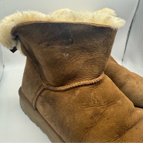 Ugg Mini Bailey Bow Boots Brown - Picture 9 of 10